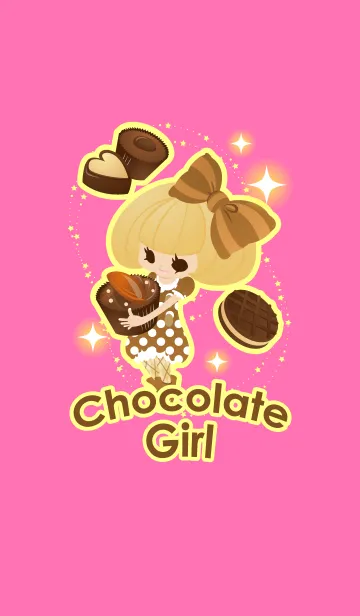 [LINE着せ替え] Chocolate Girl 1の画像1
