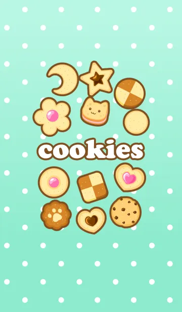 ★かわいいクッキーの着せかえのLINE着せ替え