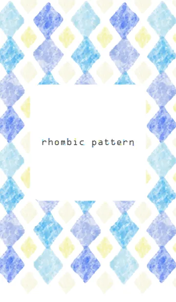 [LINE着せ替え] 菱形パターンの画像1