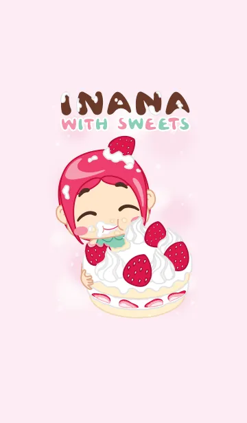 Inana with SweetsのLINE着せ替え
