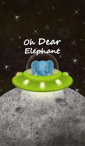 [LINE着せ替え] OH Dear elephant(Moon)の画像1