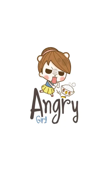 [LINE着せ替え] Angry Girlの画像1