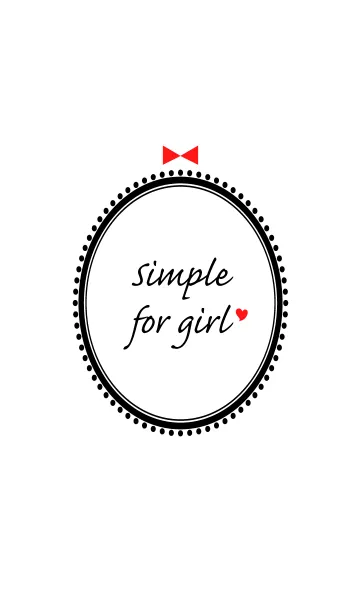 simple for girlの着せ替えメイン画像