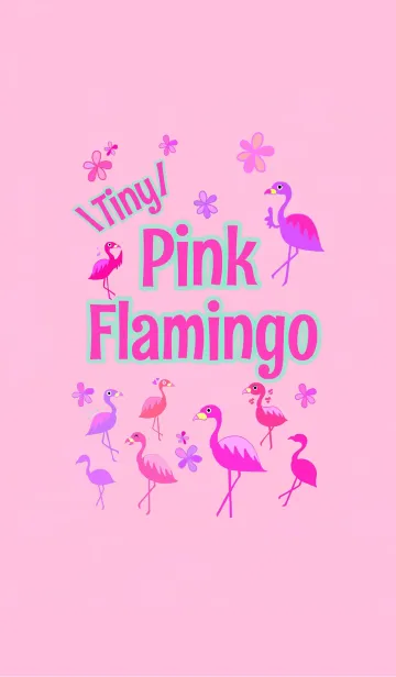 [LINE着せ替え] Tiny PinkFlamingoの画像1