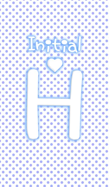 イニシャルはH ♥ ハートのHの着せ替えメイン画像
