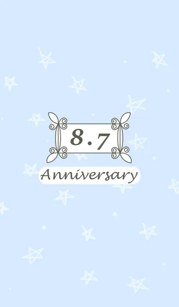 8月7日が記念日なあなたへの着せ替えメイン画像