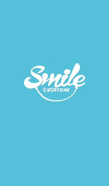 [LINE着せ替え] Smile everyday(blue)の画像1