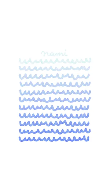 波もようの着せ替えメイン画像