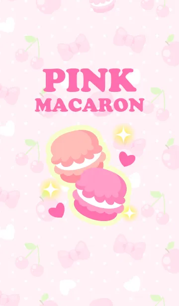 [LINE着せ替え] PINK MACARON 1の画像1