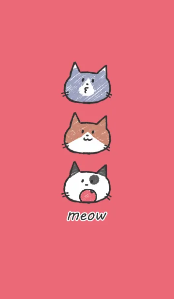 [LINE着せ替え] meowの画像1