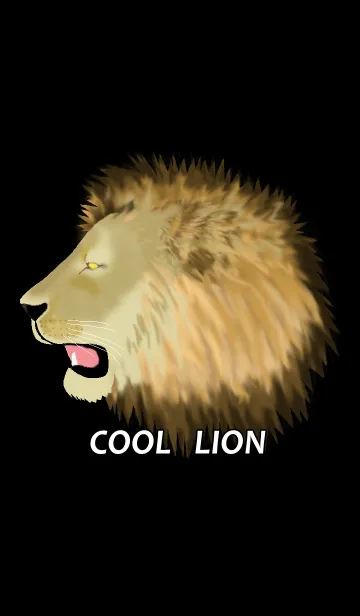 [LINE着せ替え] クールなライオンの画像1