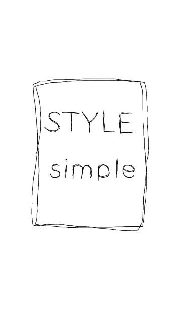 [LINE着せ替え] simple styleの画像1