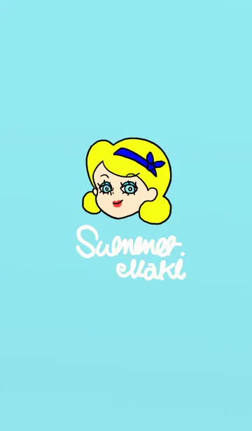 [LINE着せ替え] Summer Makiの画像1