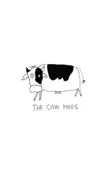 [LINE着せ替え] 牛さんモーモーの画像1