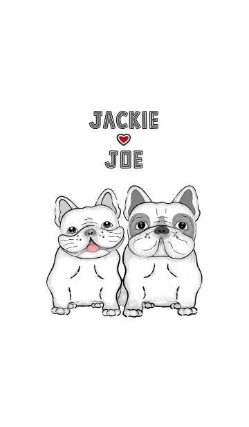 [LINE着せ替え] Jackie loves Joeの画像1