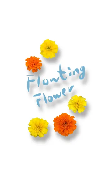 [LINE着せ替え] Floating flower ~マリーゴールド~の画像1