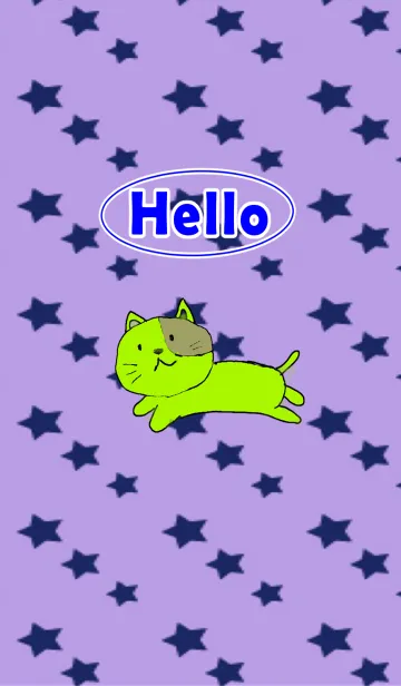 HELLO ネコのLINE着せ替え