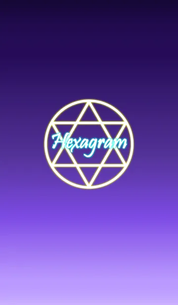 [LINE着せ替え] The hexagram neonの画像1