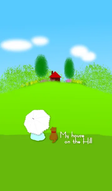 [LINE着せ替え] 丘の上の小さな家の画像1
