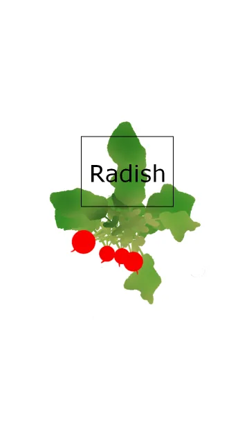 [LINE着せ替え] Radish ~小さい赤かぶ～の画像1