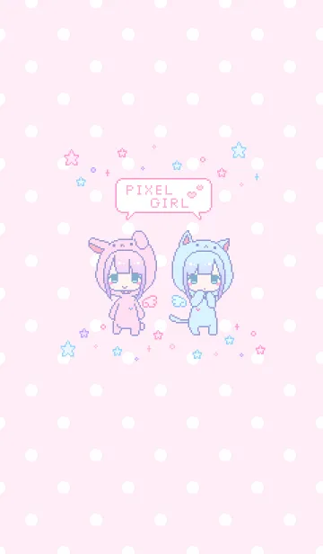 [LINE着せ替え] どっとがーるの画像1