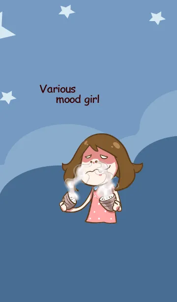 [LINE着せ替え] Various mood girl.の画像1