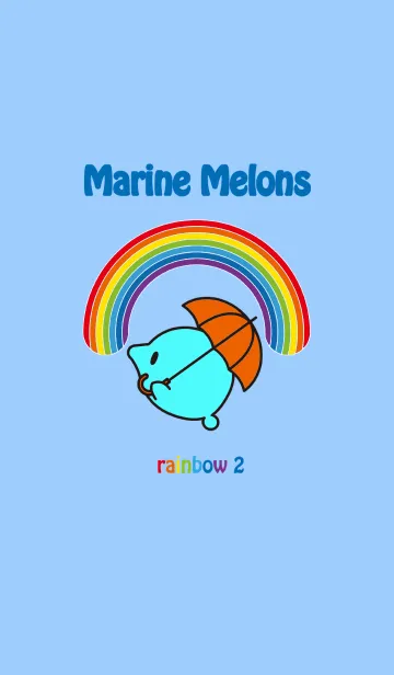 [LINE着せ替え] マリンメロンズ 虹の画像1