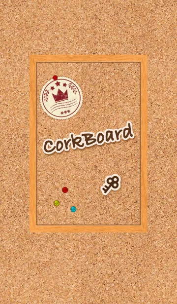 [LINE着せ替え] .-*CorkBoard*-.の画像1