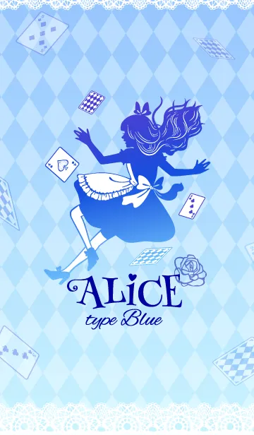 [LINE着せ替え] Alice -type blue-の画像1
