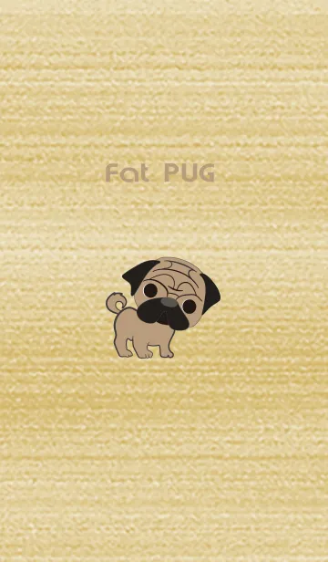 [LINE着せ替え] Fat Pug Themeの画像1