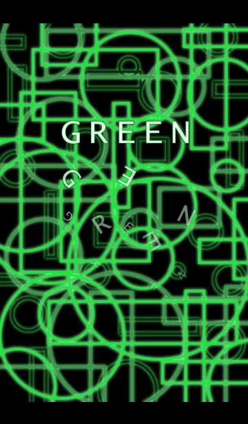 [LINE着せ替え] Green neonの画像1