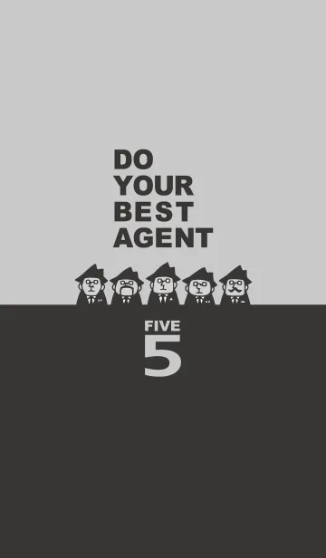 [LINE着せ替え] Do your best. Agent fiveの画像1
