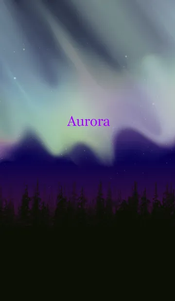 [LINE着せ替え] Aurora ~天空のカーテン~の画像1