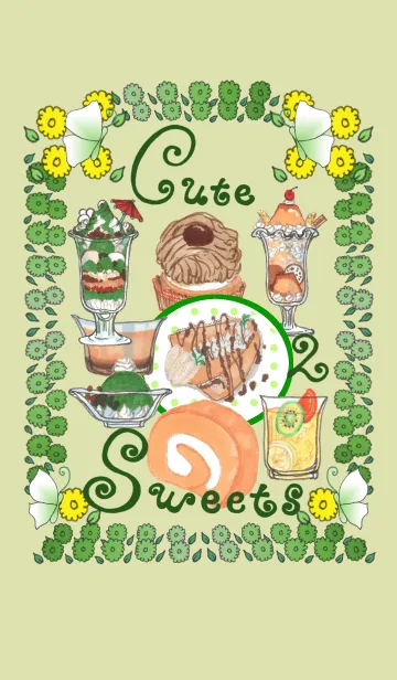 [LINE着せ替え] Cute Sweets. 2の画像1