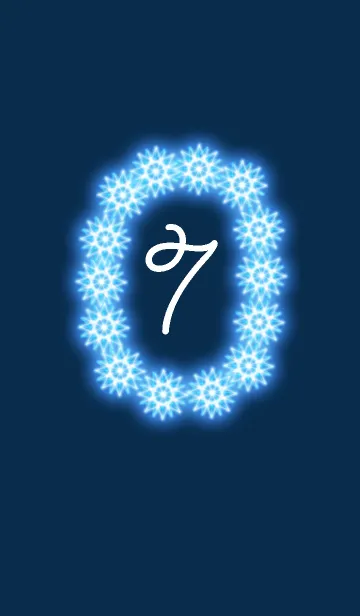 [LINE着せ替え] 光るラッキーセブン_Lucky 7の画像1