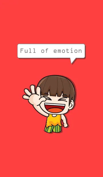 [LINE着せ替え] Full of emotion.の画像1