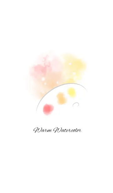 水彩～暖色系～の着せ替えメイン画像