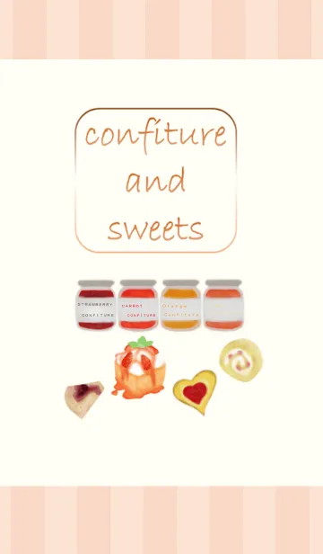 [LINE着せ替え] confiture and sweetsの画像1