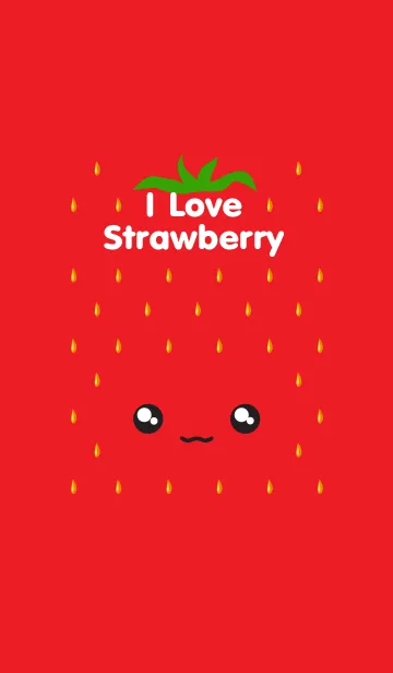 [LINE着せ替え] I Love Strawberryの画像1