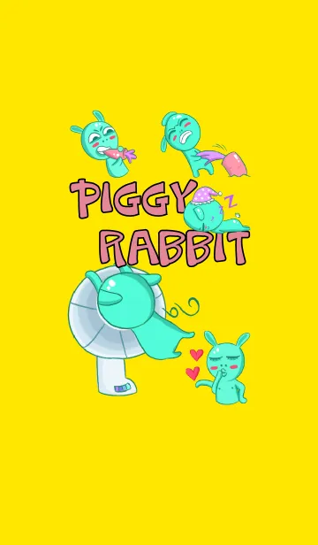 [LINE着せ替え] A Cool Piggy-Rabbit named Buabuaの画像1
