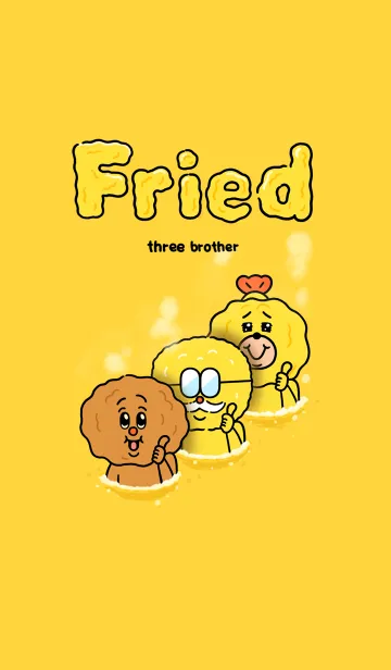 [LINE着せ替え] Fried three brothersの画像1