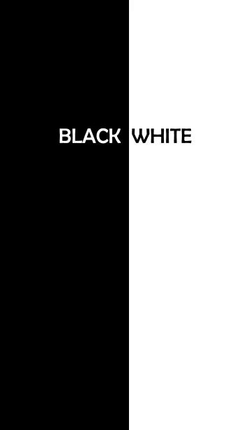 [LINE着せ替え] black whiteの画像1
