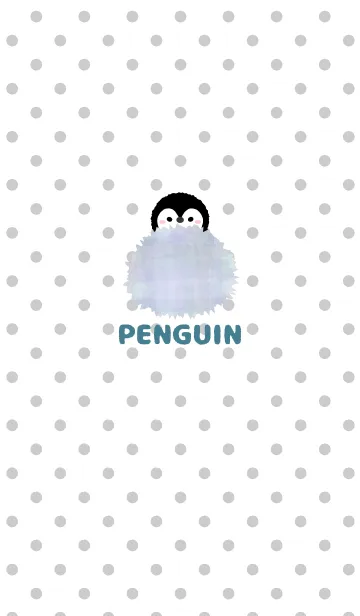 [LINE着せ替え] シンプルなペンギンの画像1