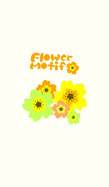 [LINE着せ替え] Flower motifの画像1