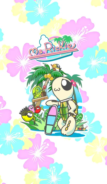 [LINE着せ替え] Ms.りっきー。 -ホシガメと南国の仲間たち-の画像1