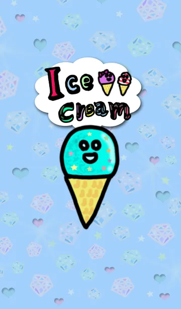[LINE着せ替え] アイス クリームの画像1