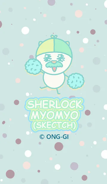 [LINE着せ替え] シャーロック・ミョミョ(スケッチ)の画像1