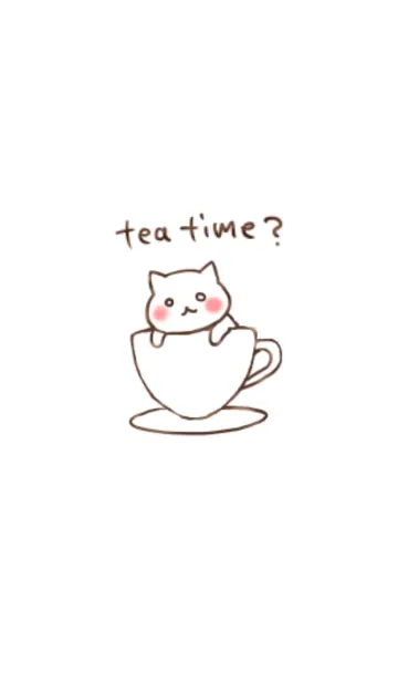 [LINE着せ替え] teatimeの画像1