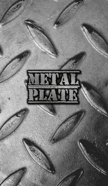 [LINE着せ替え] クールに光るメタルプレートの画像1