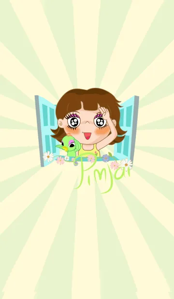 [LINE着せ替え] Miss Pimjaiの画像1